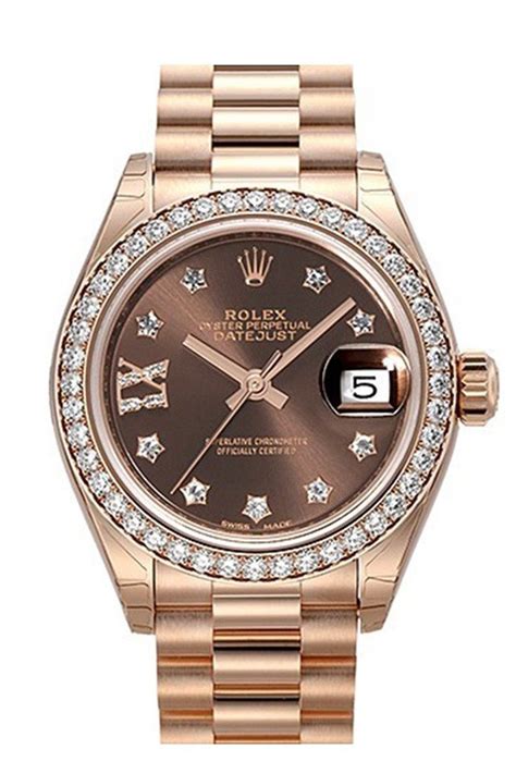 rose gold rolex watch womens|rolex datejust rose gold diamond.